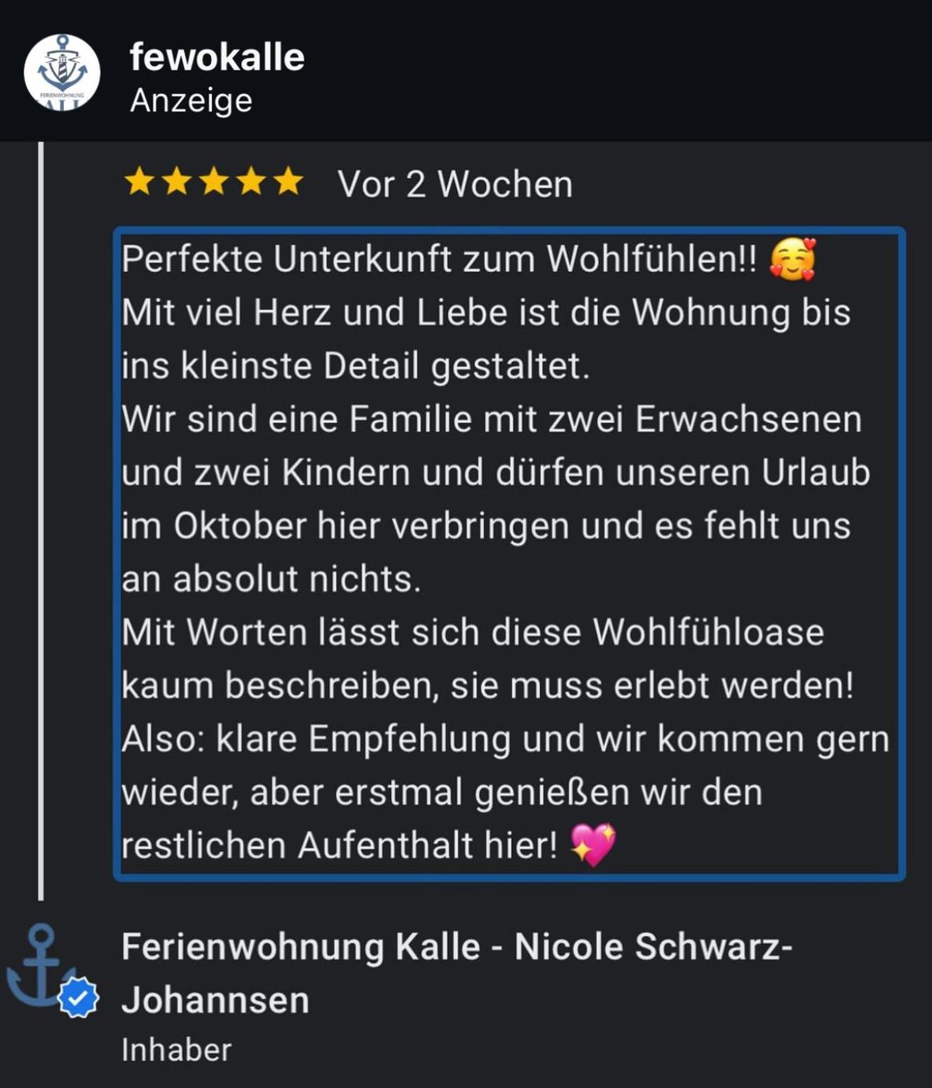 Osterbruch Ferienwohnung Kalle מראה חיצוני תמונה